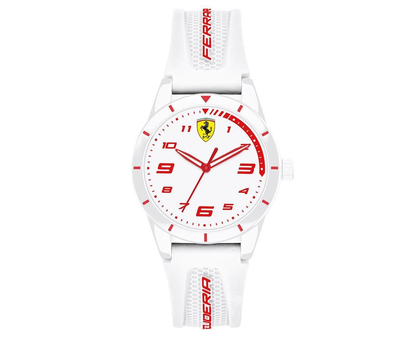 White best sale ferrari watch