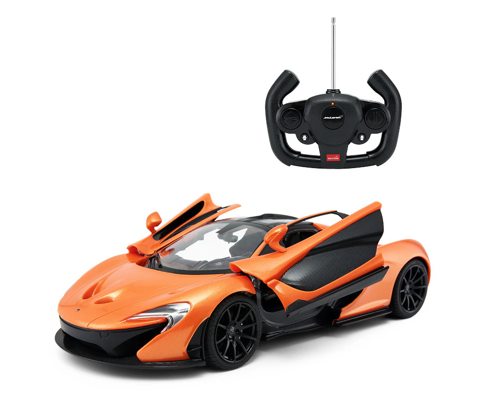 Rastar Licensed 1:14 Radio Control Car - Mclaren P1 Orange