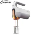 Sunbeam Mixmaster HeatSoft Hand Mixer - White/Bronze JM7000