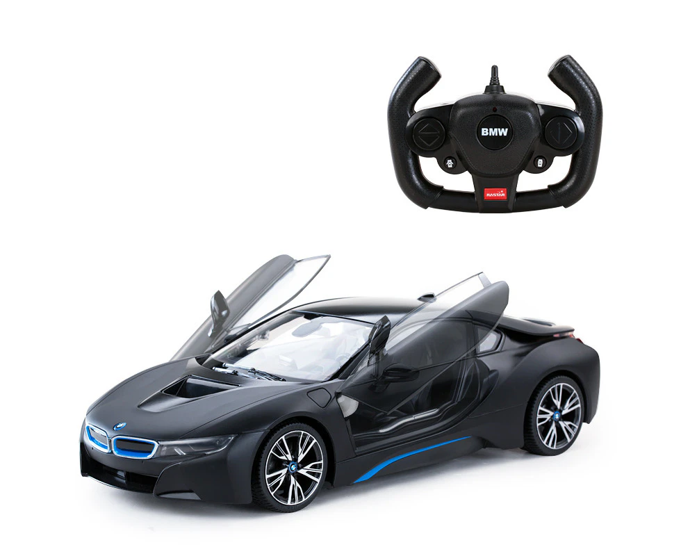 Rastar Licensed 1:14 Radio Control Car with USB Charger - BMW I8