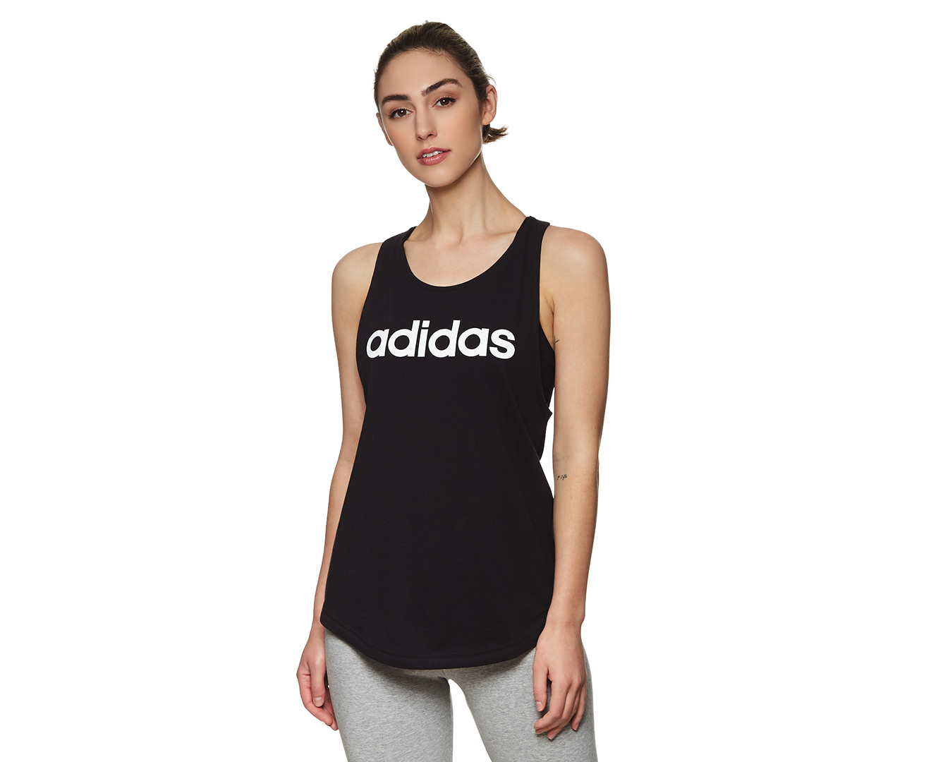 adidas women's essentials linear loose tank top