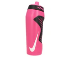 Nike 710mL Hyperfuel Squeeze Water Bottle - Pink/Black/White