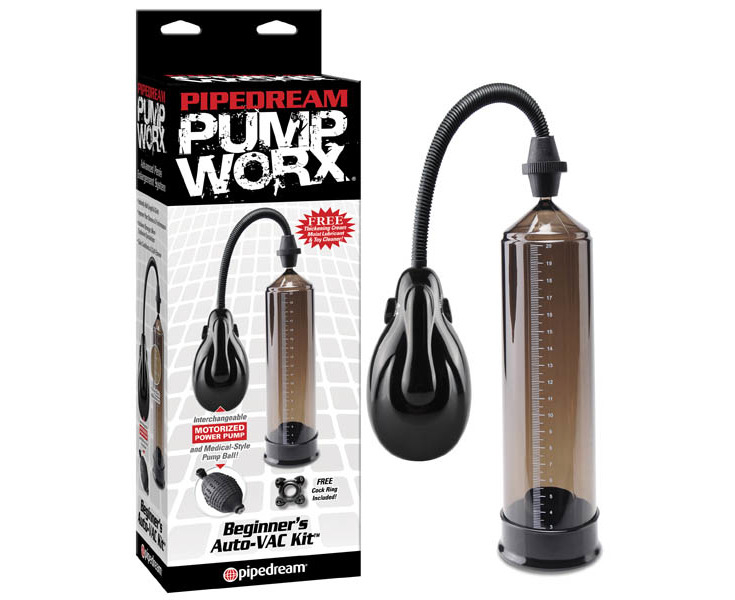 Pump Worx Beginner s Auto Vac Kit Smoke Automatic Penis Pump