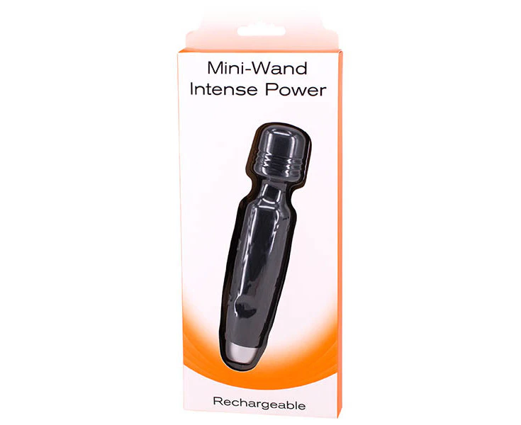 Seven Creations Mini-wand Intense Power - Black 14.2 Cm Usb Rechargeable Mini Massager Wand