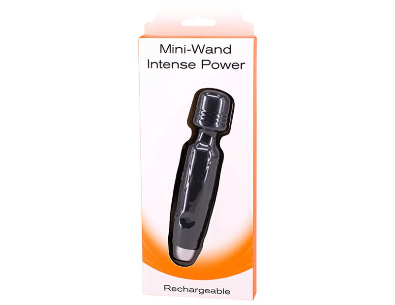 Seven Creations Mini-Wand Intense Power - Black 14.2 cm USB Rechargeable Mini Massager Wand