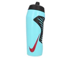Nike 710mL Hyperfuel Squeeze Water Bottle - Light Blue/Black/Red