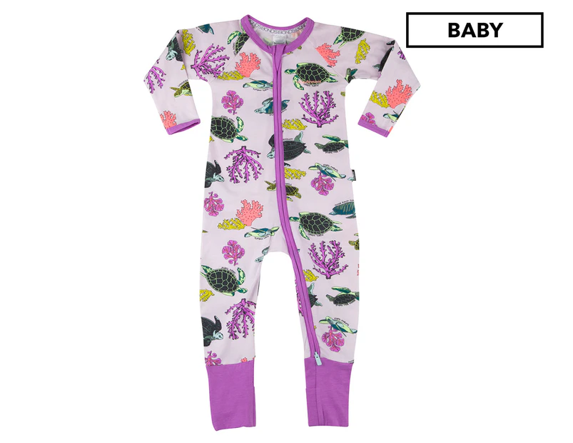Bonds Zippy Baby Zip Wondersuit - Turtle Reef Pink