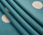 Gioia Casa Hugo 100% Cotton Reversible Quilt Cover Set - Teal