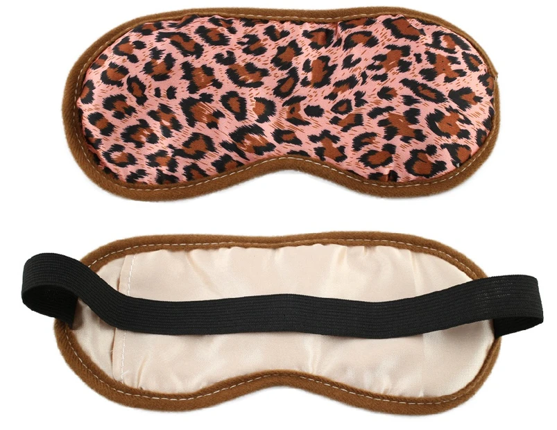Eye Mask with Cooling Gel - Leopard Print