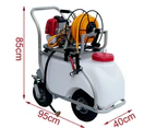 50L Sprayer Kit With Aluminium Trolley for Weed spray or Pest Control