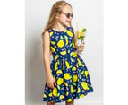 Oobi Girls' Frankie Dress Lemonade