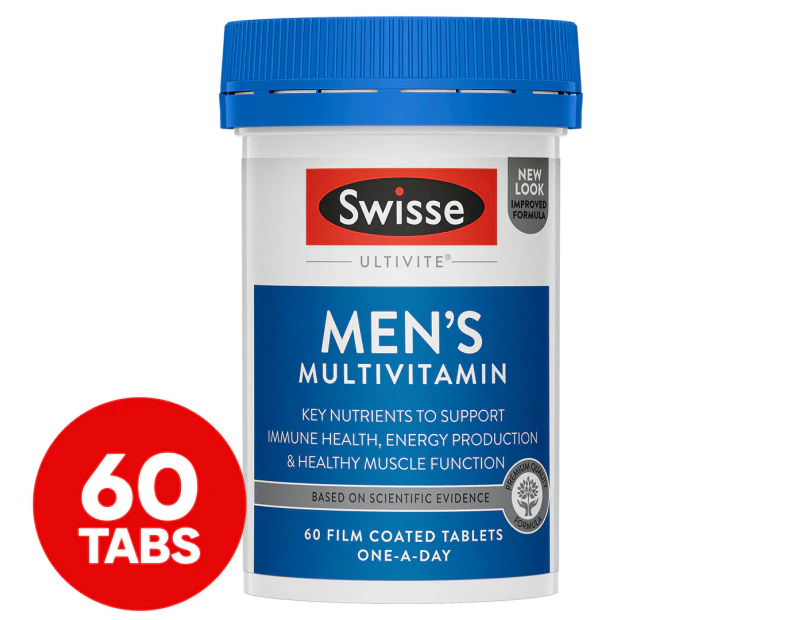 Swisse Men's Ultivite Multivitamin 60 Tabs