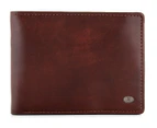 Trent Nathan Leather Bifold Wallet - Brown
