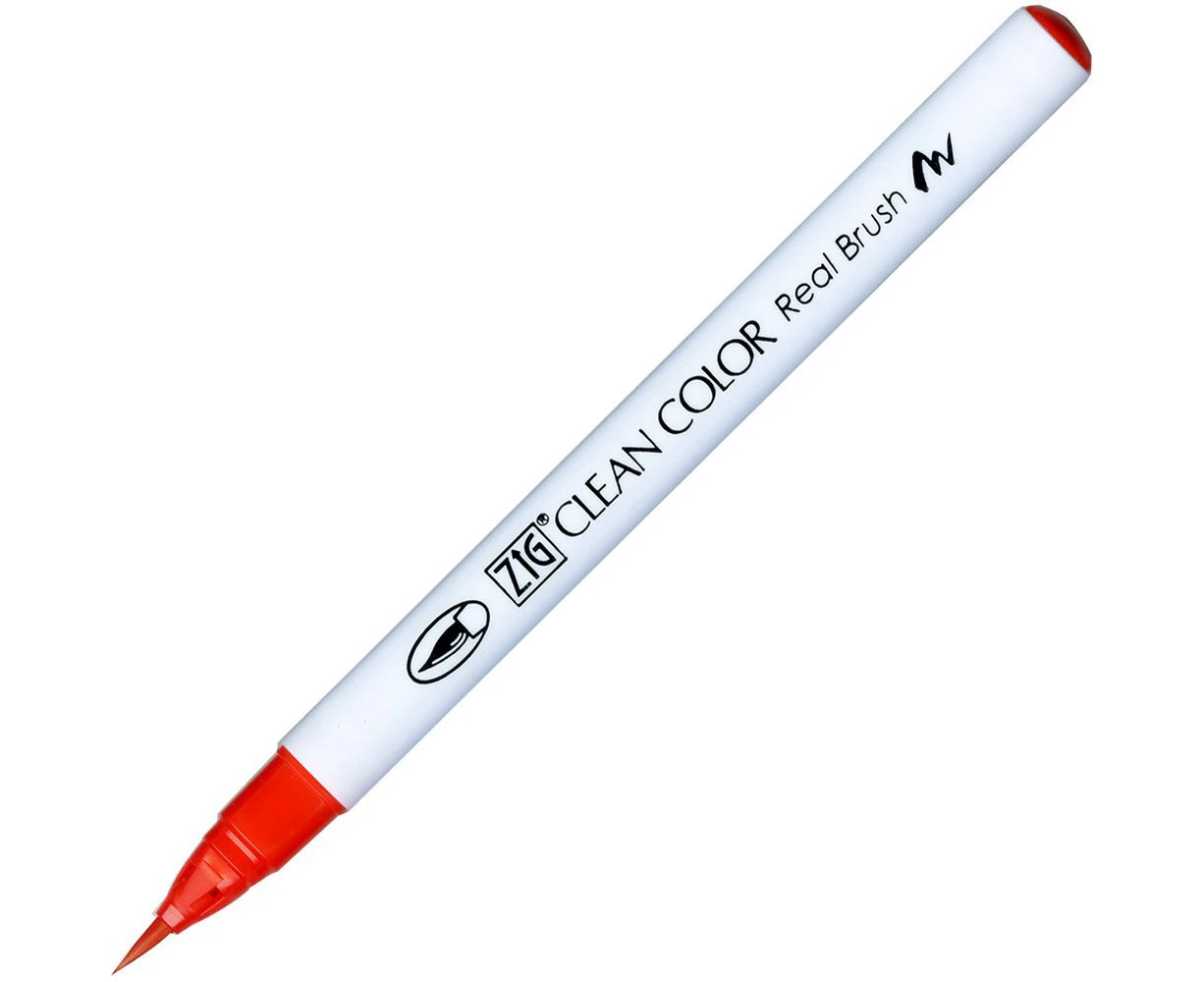 ZIG Kuretake Clean Colour Real Brush Pen 020 Red