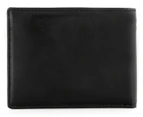 Trent Nathan Leather Bifold Wallet - Black