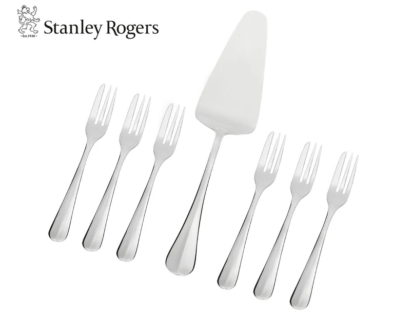 Stanley Rogers 7-Piece Baguette Cake Serving Set - Silver