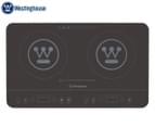 Westinghouse 2400W Twin Induction Cooktop / Hot plate  - Black WHIC02K 1