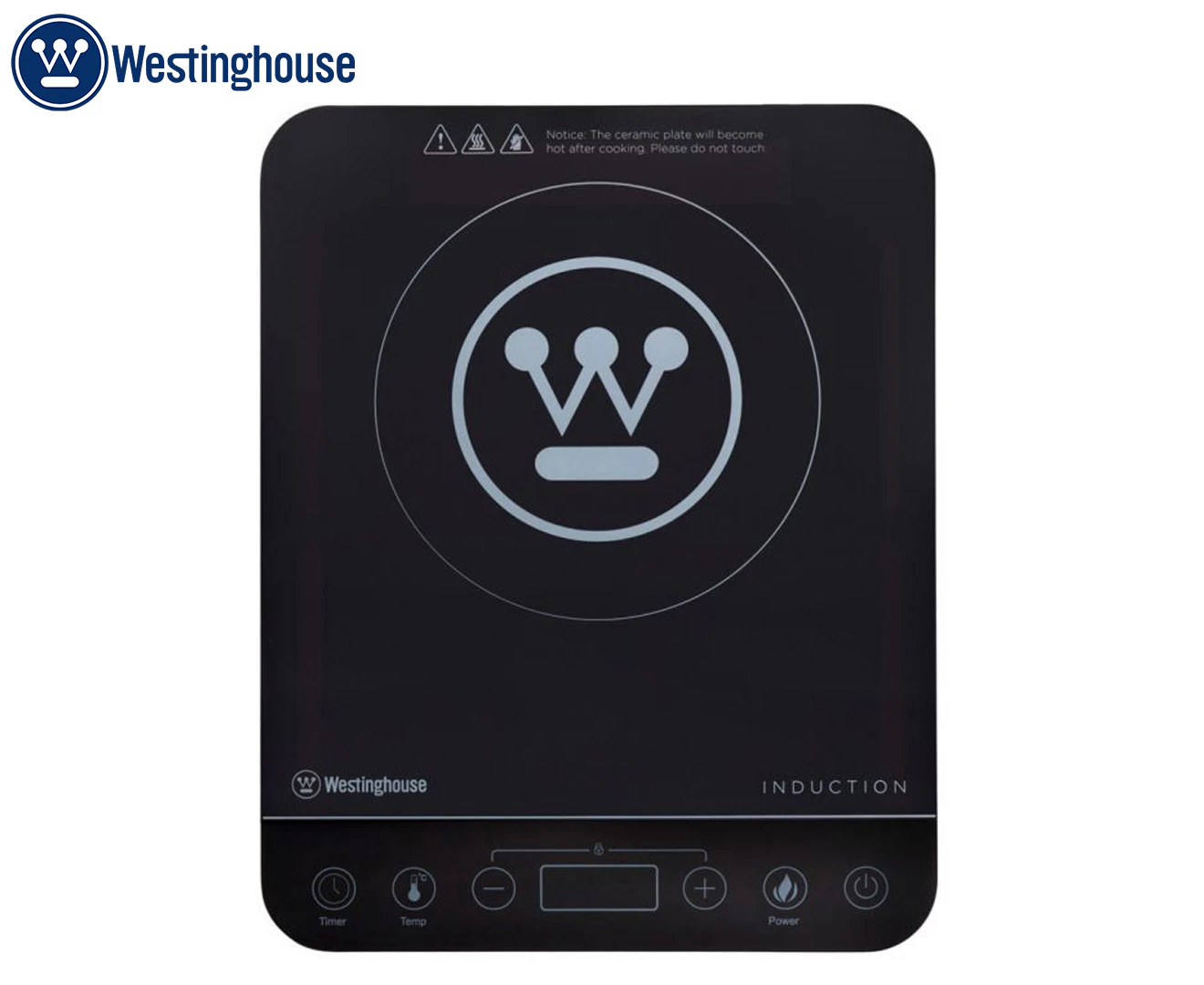 Westinghouse Electric 2000W Slimline Portable Induction Cooktop w/ LED Display