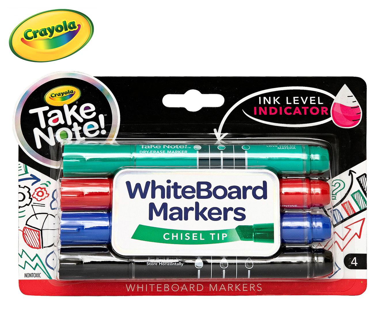 Crayola® Take Note!™ Permanent Markers, 12 pk - Pick 'n Save