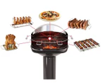 Barbecook® LOEWY 50  Charcoal Barbecue with Adjustable Grill Height - Black