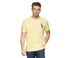 Polo Ralph Lauren Men's Big Pony Tee / T-Shirt / Tshirt - Banana Peel