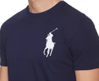 Polo Ralph Lauren Men's Big Pony Tee / T-Shirt / Tshirt - Navy