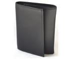 Hide & Chic RFID Lined Quality Full Grain Cow Hide Leather Wallet - Black 1