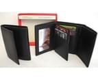 Hide & Chic RFID Lined Quality Full Grain Cow Hide Leather Wallet - Black 2
