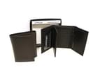 Hide & Chic RFID Lined Quality Full Grain Cow Hide Leather Wallet - Black 6