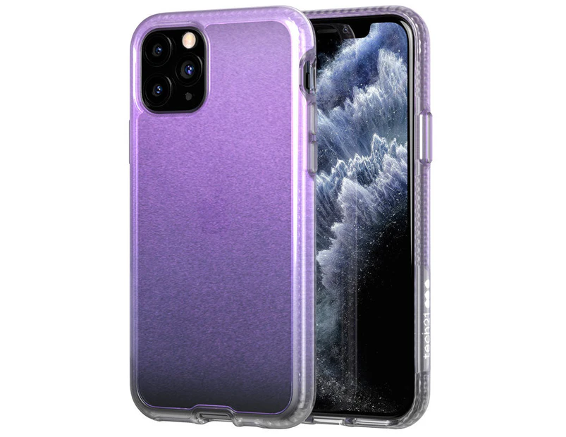 iPhone 11 Pro (5.8") Tech21 Pure Shimmer Tough Case - Pink Iridescent