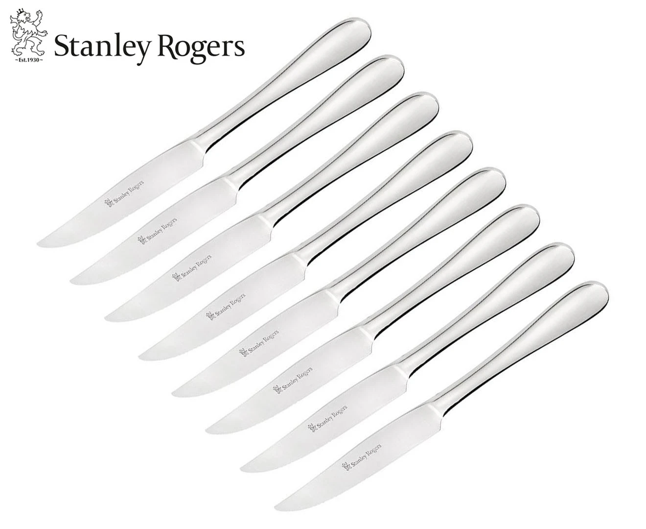 Stanley Rogers 8-Piece Albany Steak Knife Set