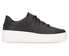Nike Women's Air Force 1 Sage Low Sneakers - Black/Black-White