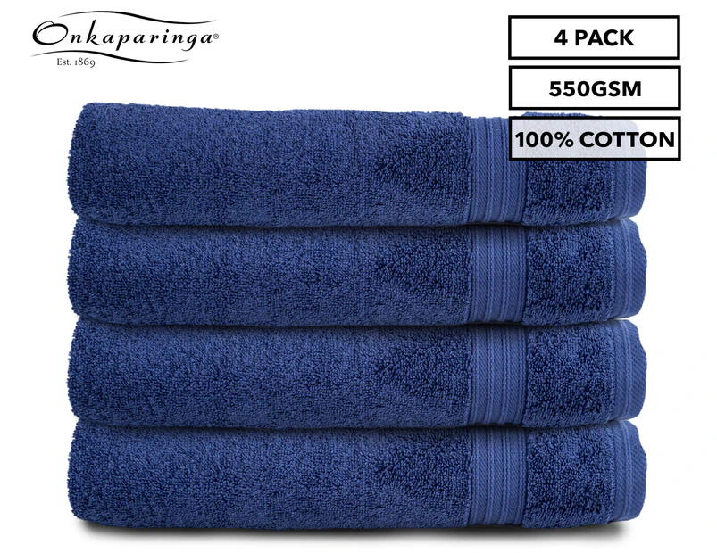 Onkaparinga Ultimate Hand Towel 4-Pack - Midnight