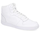 Nike Men's Ebernon Mid Sneakers - White/White