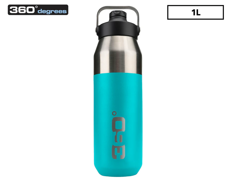 360 Degrees Sip Cap Vacuum Insulated Bottle 1L - Teal