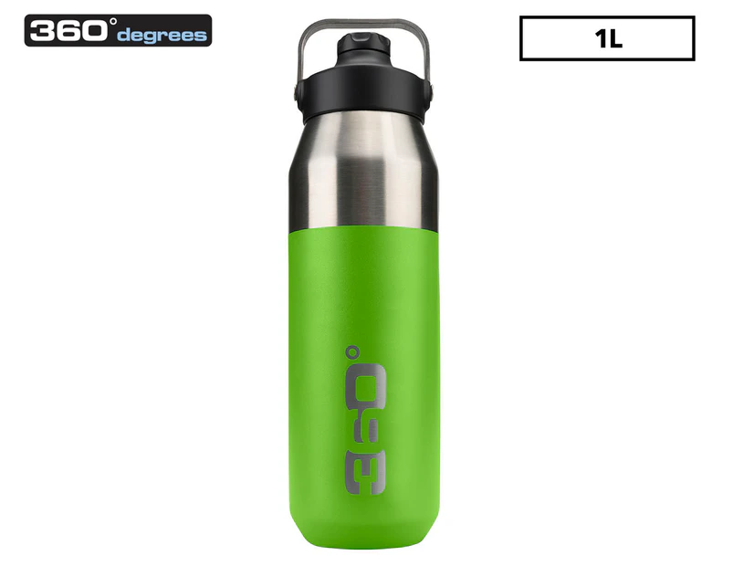 360 Degrees Sip Cap Vacuum Insulated Bottle 1L - Bright Green