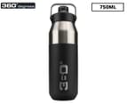 360 Degrees Sip Cap Vacuum Insulated Bottle 750mL - Black 1