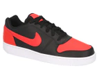 Nike Men's Ebernon Low Sneakers - Black/Habanero Red/White