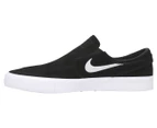 Nike Men's SB Zoom Janoski Slip RM Skate Sneakers - Black/White