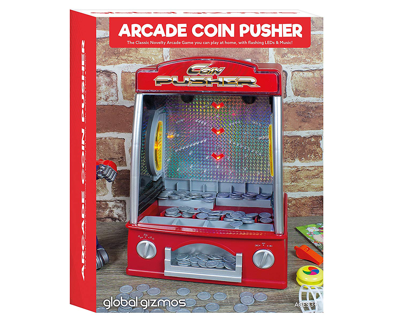 global gizmos fairground coin pusher