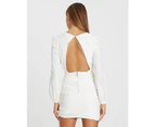 Bwldr Women's Jenson Keyhole Dress - White