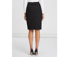 Willa Women's Bedford Pencil Skirt - Black