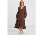 The Fated Women's Horizon Midi Dress - Mulberry