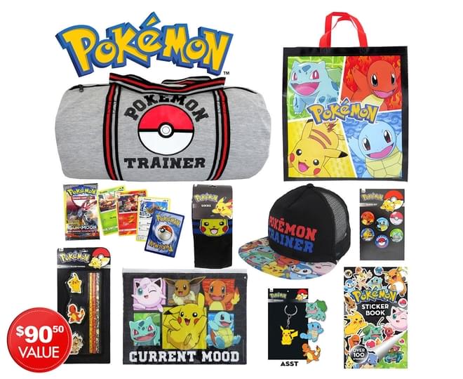 pokemon trainer duffle bag