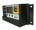 Maxray 12V 24V Solar Panel Battery Regulator Charge Controller 10A PWM LCD USB