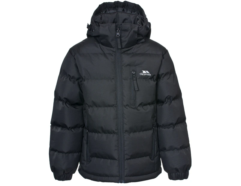 Trespass Kids Boys Tuff Padded Winter Jacket (Black) - TP906