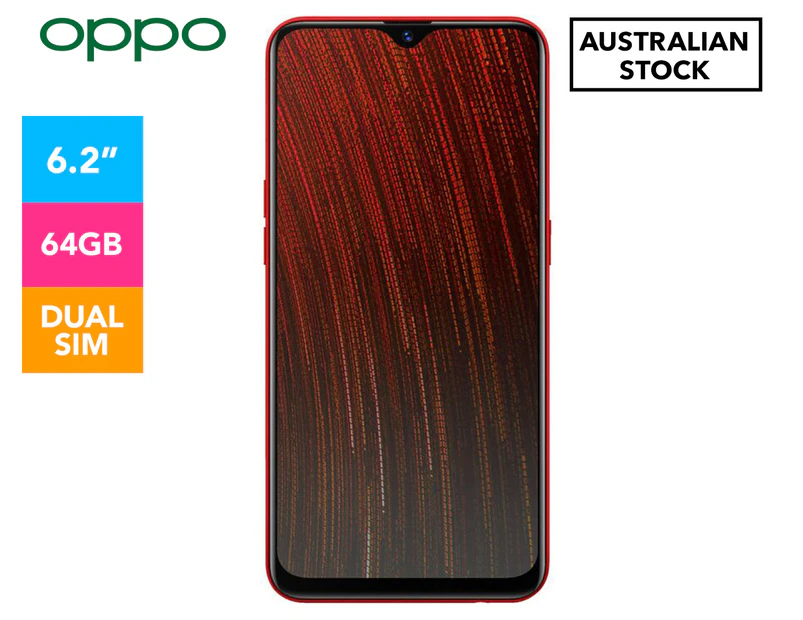 OPPO 64GB AX5s Dual SIM Smartphone AU Stock Unlocked - Red