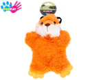 PawPlay Squirrel Dog Toy - Orange