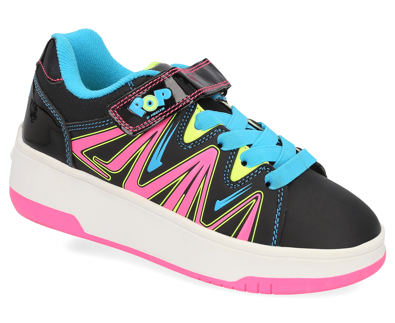 POP By Heelys Girls' Burst Roller Shoes - Black/Neon Multi ...