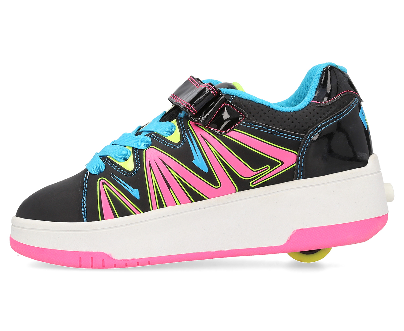 POP By Heelys Girls' Burst Roller Shoes - Black/Neon Multi | Catch.co.nz